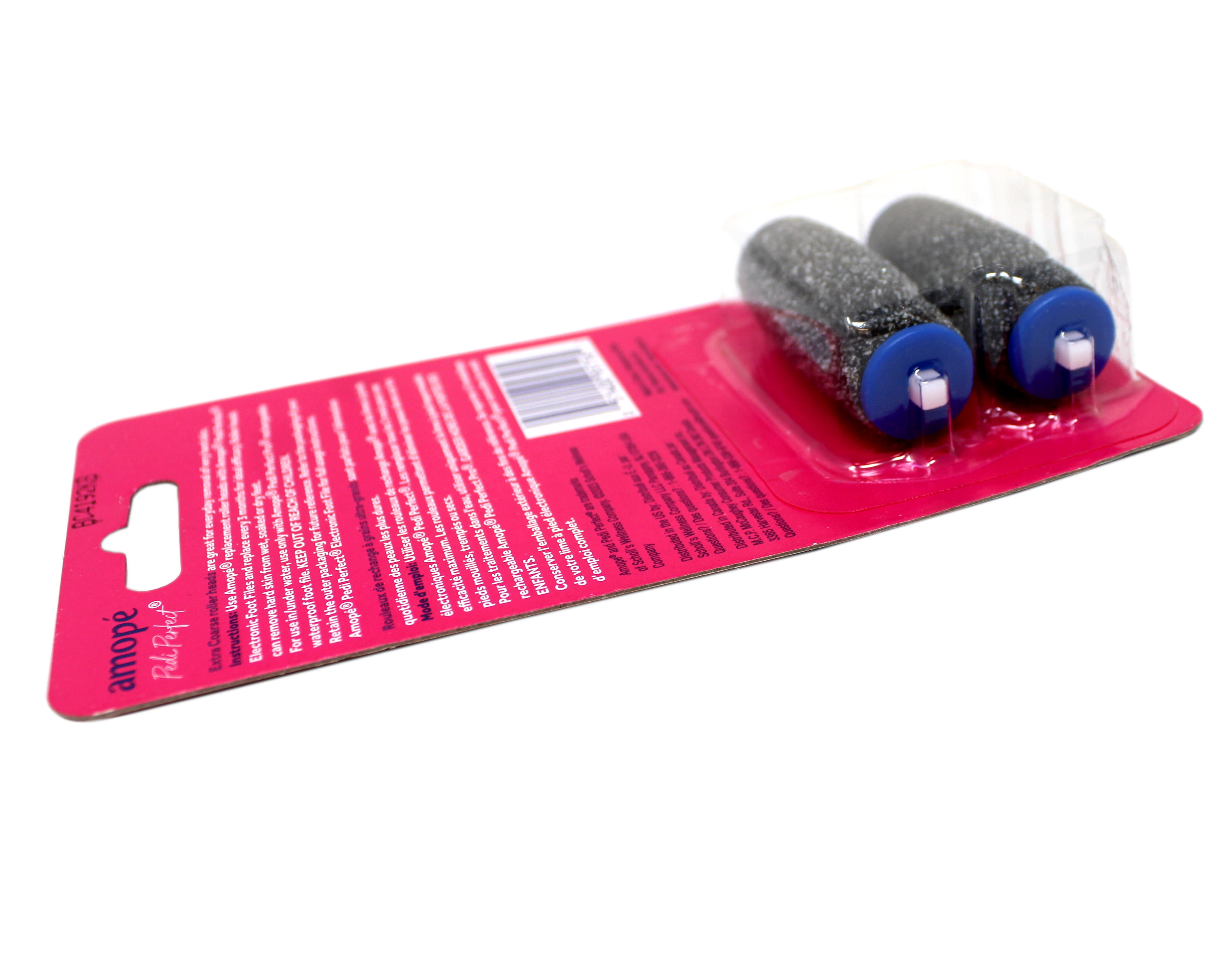 3 Pack - Amope Pedi Perfect Electric Callus Remover Foot File Roller Head Refills, Ultra Coarse 3, 2 Count
