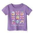 thumbnail image 1 of MEZZALL T-Shirts de Mode pour Garçons et Filles, Décontractés, Imprimés, Col Rond, Manches Courtes, Tendance, 6-7 Ans, 1 of 4