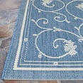 thumbnail image 4 of Couristan Recife Veranda Indoor / Outdoor Area Rug, Champagne- Blue, 8'6" x 13', 4 of 6