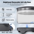 thumbnail image 4 of Plato de Agua para Perro UPSKY de Gran Capacidad Antideslizante 5.5L, 4 of 6