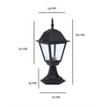 thumbnail image 3 of Farol De Barda Negro Iluminacion Luz Vic M5-3, 3 of 3