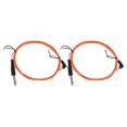 thumbnail image 1 of 2 piezas de cable de clip para tatuaje con interfaz de CC, cabezal curvo, transmisión estable, 1,8 m de largo, 2,2 mm de diámetro, cable para máquina de tatuaje, color naranja, 1 of 10