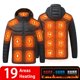 thumbnail image 3 of Chaqueta térmica con zonas calefactables para hombre y mujer, con USB, para invierno, cálida, para exteriores, para senderismo y acampada, 19/9/21, 3 of 5