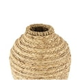 thumbnail image 4 of DecMode 13" Handmade Braided Brown Seagrass Vase, 4 of 7