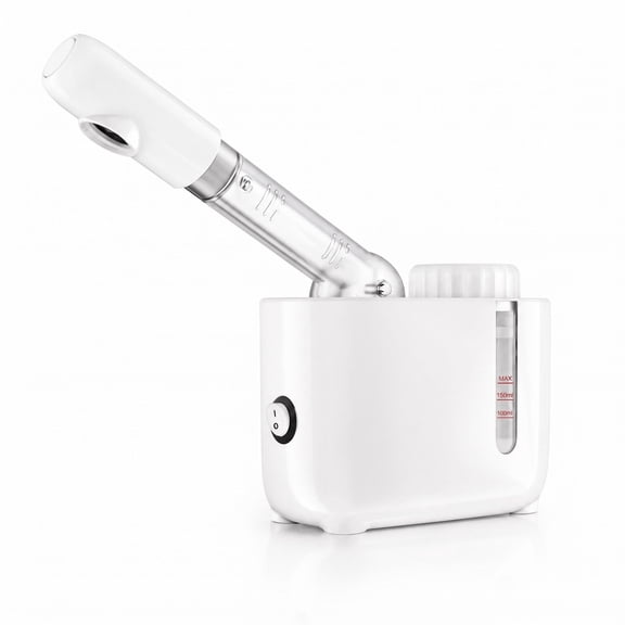 IBTORO Portable Facial Steamer, Nano Ionic Face Steamer with 360° Rotatable Sprayer, Warm Mist for Home Skincare