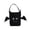 czb# Black110, variant on CUZIBR Kids Halloween Bat Shaped Candy Handbag Cartoon Funny Face Treating Bag Children Trick Or Treating Party Storage Tote