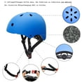 thumbnail image 4 of Multifunctional Protective Gear Kids Bike Helmet, Cool Comfortable Anti-scratch High Hardness Shell Soft EVA Padding for Outdoor Sports Safety, Adjustable Size for 3~16yrs Boys Girls Youth, 4 of 4