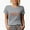 Heather Grey, variant on Thankful and Blessed, Thanksgiving Day Merch Gift, White T-Shirt, Small
