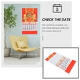 thumbnail image 2 of Traditional Hanging Calendar Clear Printed Wall Calendar Delicate Office Wall Calendar, 2 of 9