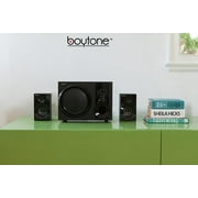 Boytone Bt210fd Black 2.1 Multimedia Speaker System With