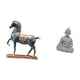 thumbnail image 5 of Figura De Buda De Pie Con Forma De Caballo, Decoración Feng Shui, Escultura En Miniatura Para Escritorio, Sala De Estar, Estantería, Hotel, Patio, Adorno Coleccionable., 5 of 8