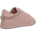 thumbnail image 3 of Guess Riyan Active Women's Lace Up Embossed Logo Synthetic Sneakers In Rose Size 7.5, 3 of 6