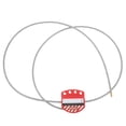 thumbnail image 1 of OULII Adjustable Stainless Steel Cable Lock with Vinyl Coating for Lockout Tagout Safety and Security, 1 of 8