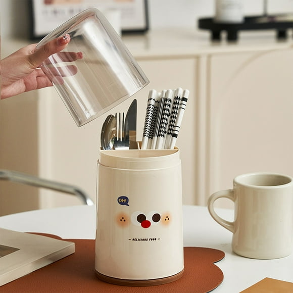 Kitchen Cutlery Box Knife Fork Spoon Chopsticks Storage Box Household Rack Drainage Cutlery Compartment Storage Tube