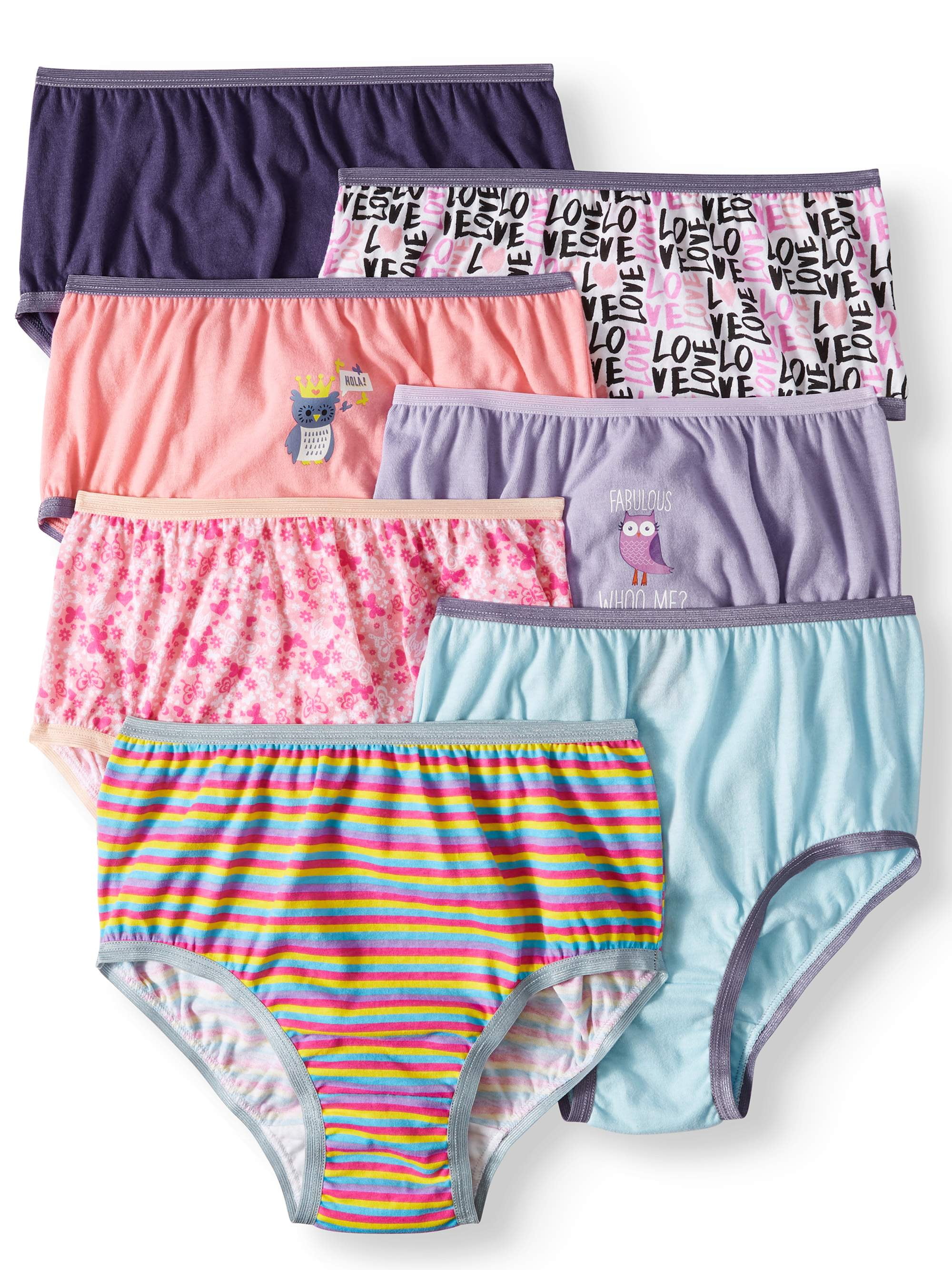 Cherokee Little Girls 6 Pack Hipster