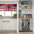 thumbnail image 5 of LALILO Kitchen Curtain Valance Beautiful Landscape Sunset Rod Pocket Window Curtain 52"x 18" Set of 2, 5 of 5