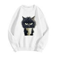 thumbnail image 1 of WEAIXIMIUNG Robe Sweat à Manches Courtes pour Femmes, Imprimé Léopard, Pull Décontracté à Manches Longues, 1 of 2