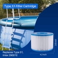 thumbnail image 2 of Filtro para Jacuzzi POOLPURE 29001E Tipo S1 PureSpa Paquete de 4, 2 of 8