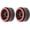 Red Black, variant on 1.9 Inch RC Car Aluminium Alloy Wheel Hub Glue Free Metallic Beadlock Rims Heavy Duty Replacement Upgrade Parts for HSP Redcat Traxxas Tamiya HPI Axial Crawler Scale Car 2 Pieces