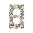 thumbnail image 3 of Switch Panel Switch Decoration 2.76x4.53x0.28 Inches Unused Outlet Cover Switch Plate Wall Plates Living Room Kitchen Bedroom Study Switches Pretty Rose4, 3 of 8