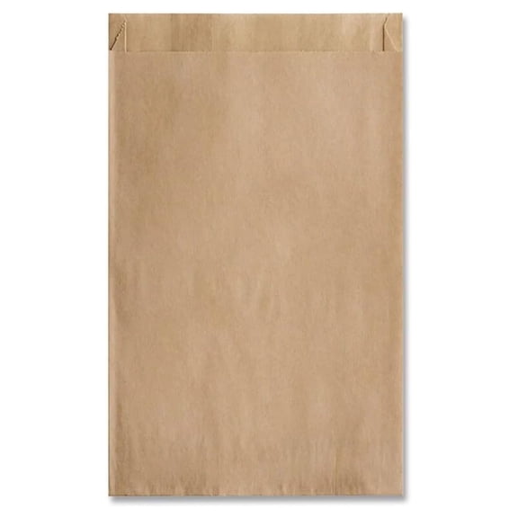 Bagcraft 300100 EcoCraft 6.5 in. x 8 in. Grease-Resistant Sandwich Bags - Natural (2000/Carton)