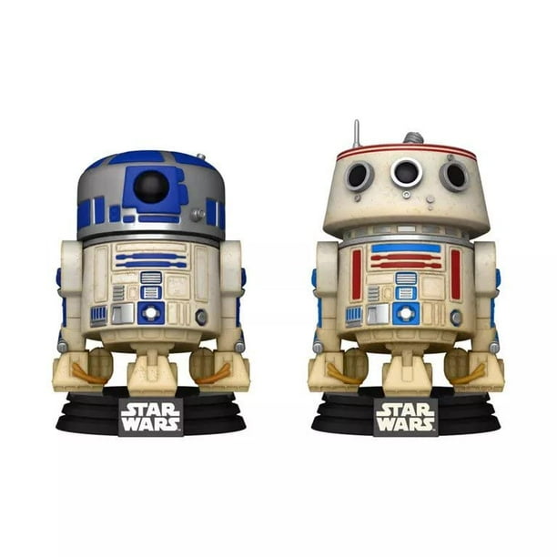 Set de 2 muñecos de vinilo Funko POP! Celebración de Star Wars Funko R2-D2 y R5-D4
