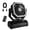 Black, variant on lanema Multipurpose Outdoor Fan And Light USB Operated Hanging Camping Equipment