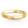 thumbnail image 3 of Stackable Birthstone Ring with Engraving - Peridot (August), 3 of 7