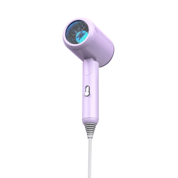Qholemyo Lightweight Folding Handle Travel Hair Dryer Compact Portable Ionic Blow Dryer For Women Men Home Travel Use