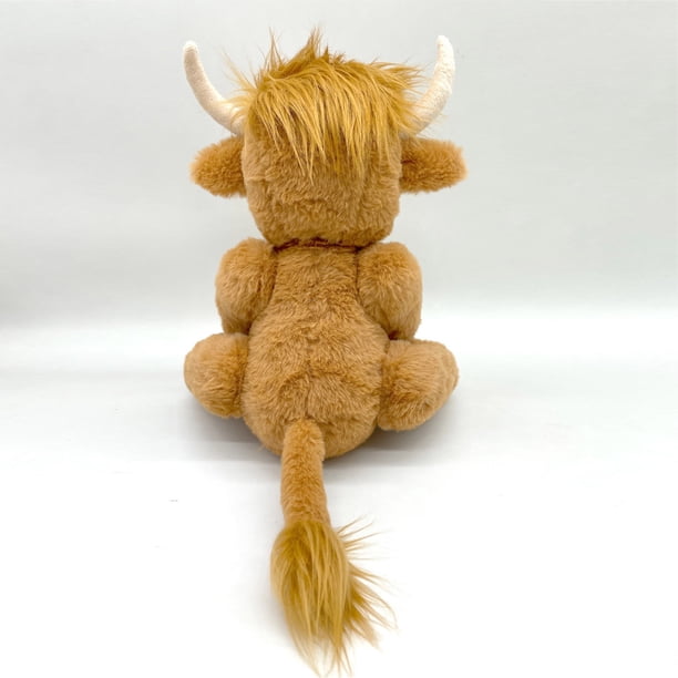 Jouet en Peluche Vache Highland, Animal en Peluche Vache pour Décoration de la Maison