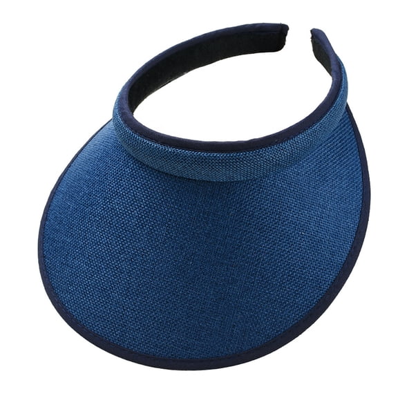 Achuyrbd Women's Clip On Sun Visor, Outdoor Wide Brim Empty Top UV Protection Visor Hat