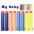 thumbnail image 2 of FNNMNNR 300Pcs Bullets for Nerf Environmentally Safe Refill Darts for Nerf Guns Innovative Dart Accessories Colorful EVA Toy Guns Yellow, 2 of 5