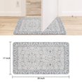 thumbnail image 6 of Retro Door Mat, 17 X 30 Inch Boho Vintage Beige Flowers Welcome Doormat Decorative Home Floor Mat, Non Slip Rubber Back and Strong Water Absorption for Outdoor Indoor Entrance Decor, 6 of 6