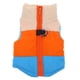 thumbnail image 1 of EeaseMX Chaleco de invierno para perro, impermeable, cálido, ropa para mascotas, suministros para mascotas, talla S, azul cielo, amarillo y naranja., 1 of 8