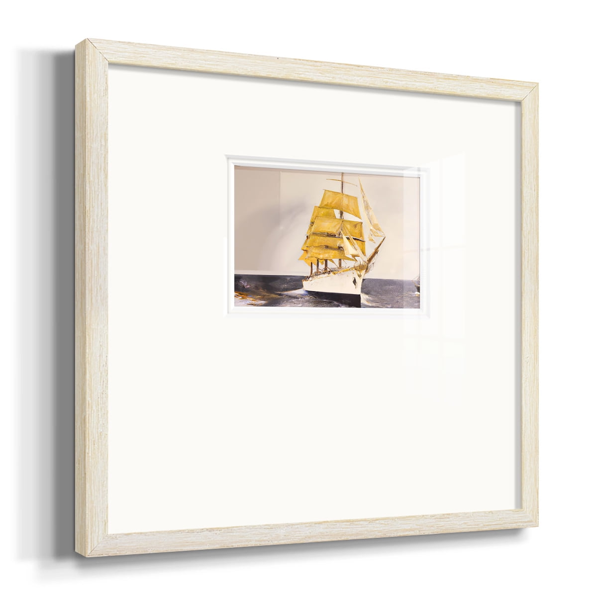 Golden SailorPremium Framed Print