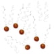 thumbnail image 4 of 12 piezas con forma de baloncesto, remolinos colgantes, decoración colgante para fiestas deportivas, 4 of 5