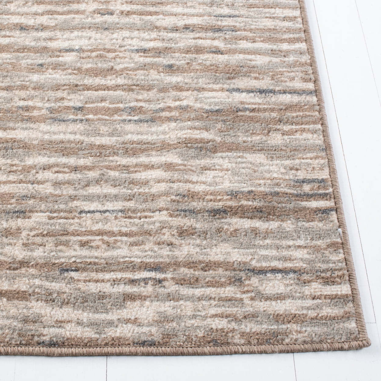 SAFAVIEH Pyramind Ekaterina Abstract Distressed Runner Rug, Grey/Ivory, 2'2" x 9'