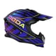 thumbnail image 1 of Casco Roda Tornado Morado/Azul Mate Zinc Cross rosa M, 1 of 5