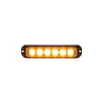 thumbnail image 2 of Buyers 8891501 5" Rect Emergency Strobe Light 6 LED Clear 10-24V, 2 of 5