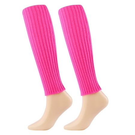 

LEAQU Girl 1 Pair Ribbed Knitted Long Socks Breathable High Elasticity Anti-shedding Party Sports Ribbed Leg Warmers