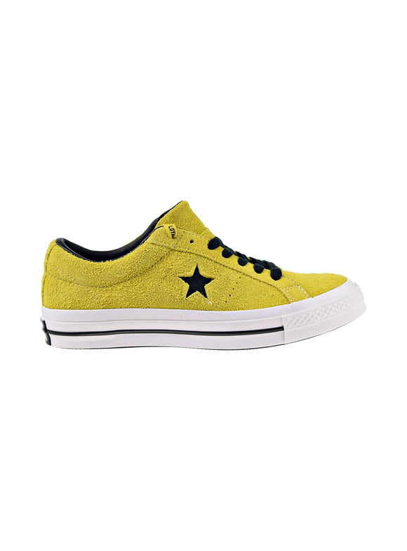 Converse One Star Ox Men's Shoes Bold Citron-Black-White 163245c