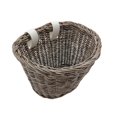 thumbnail image 2 of Almencla Panier de Vélo en Osier pour Enfants Panier Réglable Tressé à la Main Imperméable Gris Foncé, 2 of 8