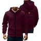 thumbnail image 1 of Ceisia Men's Hooded Functional Pockets Solid Color Warm Jacket - Nylon-Spandex for Daily & Outdoor Wear Gift, 1 of 7