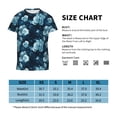 thumbnail image 4 of Fuzoiu Ink Rose Print Youth Short Sleeve T-Shirt,Youth Dry-Fit Active Athletic T-Shirt,Short Sleeve Tops Tees for School, Sports, and Casual Wear, 4 of 6