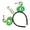 Green three snakes, variant on Stylish Plush Snake Headband for New Year Event Adding Personality for Adult Kids Seasonal Holiday Props Headpiece