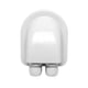 thumbnail image 5 of Pasacables De Techo Ip68, Pasacables Solar Impermeable, Caja De Entrada De Cable Doble Resistente A La Intemperie, Pasacables De Abs para Caravana Y Barco, Blanco, 2 uds., 5 of 5