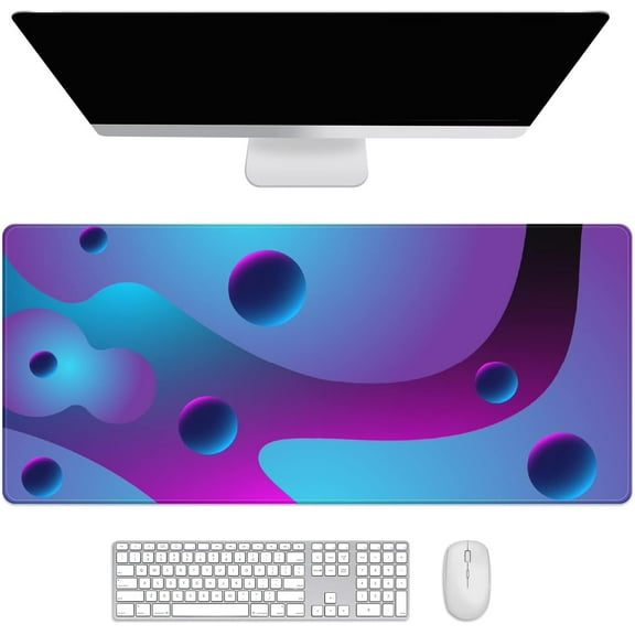 Gradient Color Modern Desk Mat, Desk Accessory, Cute Workspace, Trendy Workspace, Trendy, 35.4x15.7in Large Gaming Mouse Pad, Cute Desk Topper, Pretty Desk Pad