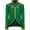 Green, variant on Taqqpue Men's Fashion Coat Halloween Retro England Style Zippers Stitching Suit Gold Embroidered Long Sleeve Tuxedo Jacket