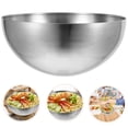 thumbnail image 2 of Tazón para hornear Tazón para ramen Tazón de ensalada de acero inoxidable Tazón de acero inoxidable Tazón para mezclar de acero inoxidable Tazón de metal Tazón de ensalada de metal, 2 of 7