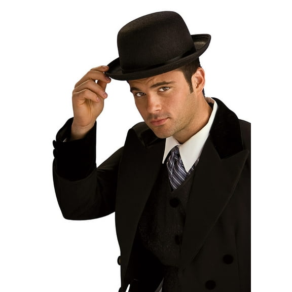 Adult Black Derby Hat Rubies 49002